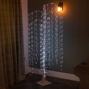 LED Bright Weeping Willow Tree Light - Christmas Indoor Lighting - 210cm tall