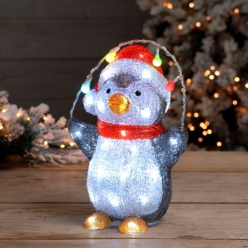 Christmas Indoor Lighting - Acrylic Penguin