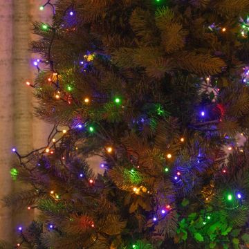1000 Multicolour Sparkle Lights - Christmas Tree Lights 