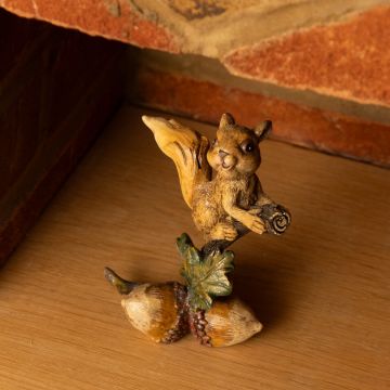 Squirrel Climbing on Branch - Christmas Decoration 