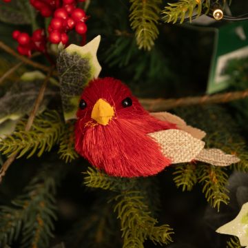 Red Bristle Bird - Christmas Decoration 