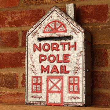 NORTH POLE Post Box - Christmas Decoration 