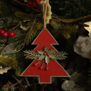 Hanging Christmas Metal Tree - Christmas Tree Decoration 