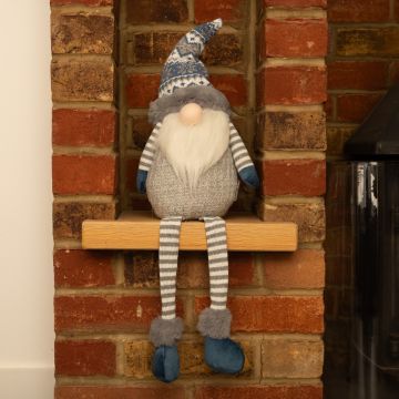 Blue and Grey Dangly Legs Gonk - Christmas Decoration