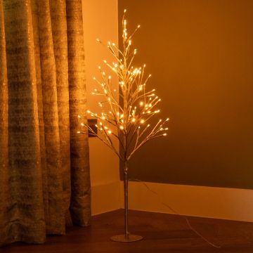 Gold Micro Dewdrop Warm White Led Tree - Christmas Tree - 180cm