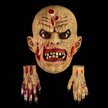 Halloween - Adult Zombie Mask & Gloves