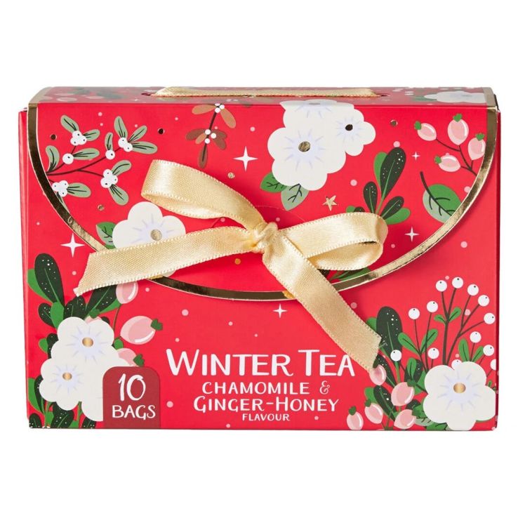 Chamomile & Ginger-Honey Xmas Tea Handbag with 10 tea bags main product photo