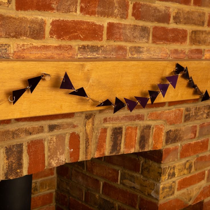 Purple Geometric Hanging Garland - Christmas Decoration main product photo