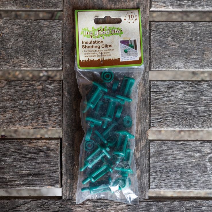 Plant Insulation Clips - Fabric or Bubble Insulation Clips - 10 Pack main product photo