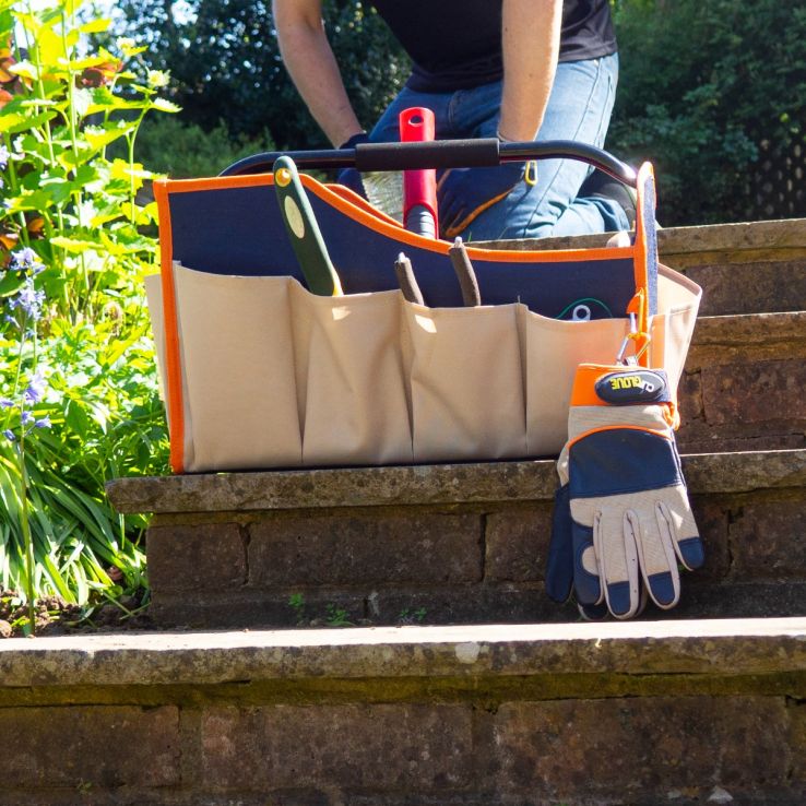 Orange & Navy Rigid Tool Bag main product photo
