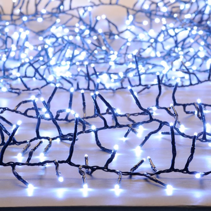 2000 Cold White Multifunction Cluster Lights - Christmas Lights main product photo