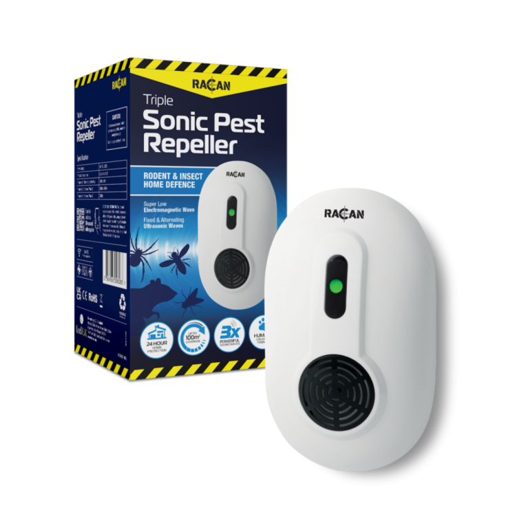 T3-R Triple Impact Rodent Repeller – Plug-In Ultrasonic Pest Control For Mice & Rats – Made In Taiwan