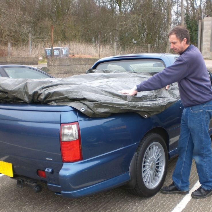 Heavy Duty Tarpaulin - 2.4m (8ft) x 3.7m (12ft) main product photo
