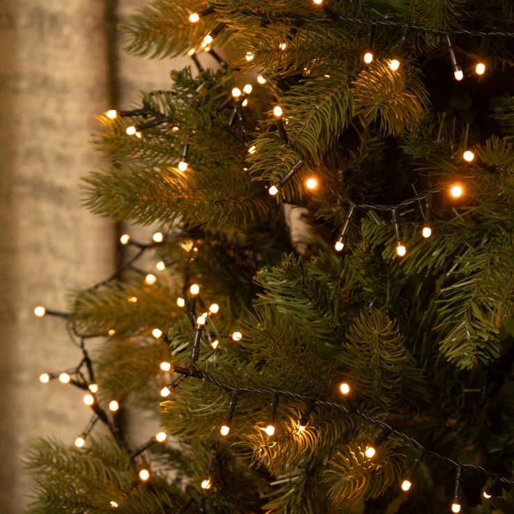 Glow Worm - 760 Warm White LED lights - Christmas Tree String Lights main product photo