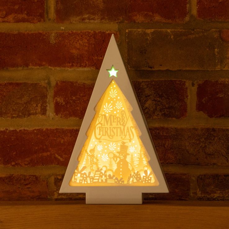 MERRY CHRISTMAS Tree Diorama - Christmas Decoration  main product photo