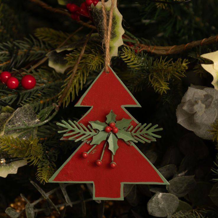 Hanging Christmas Metal Tree - Christmas Tree Decoration main product photo