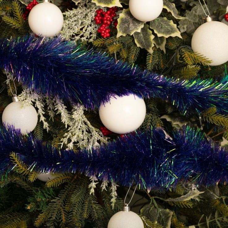 Purple Poodle Tinsel - Christmas Tree Decoration - 2m main product photo