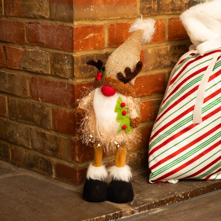 LED Light Standing Reindeer Gonk - Christmas Decoration  main product photo