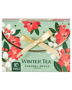 Caramel Apple Xmas Tea Handbag with 10 tea bags