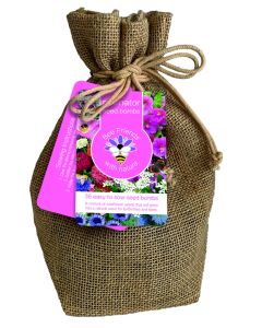 Wildlife Seed Bombs in Jute Bag - Perfect Gift!