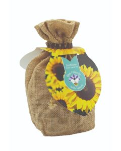 Jute Pouch Sunflower Seed Starter Kit