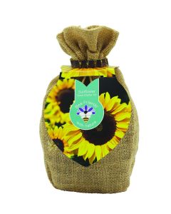 Jute Pouch Sunflower Seed Starter Kit