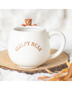 Sleepy Bear Rounded Mug
