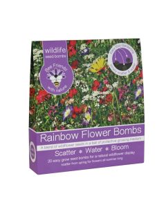 Wildlife Seed Bombs - Rainbow Flower Bombs - Perfect Gift!