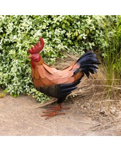 Metal Ornamental Garden Rooster