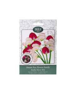 Bushy Bijou Mix - Sweet Pea Flower Seed Packet