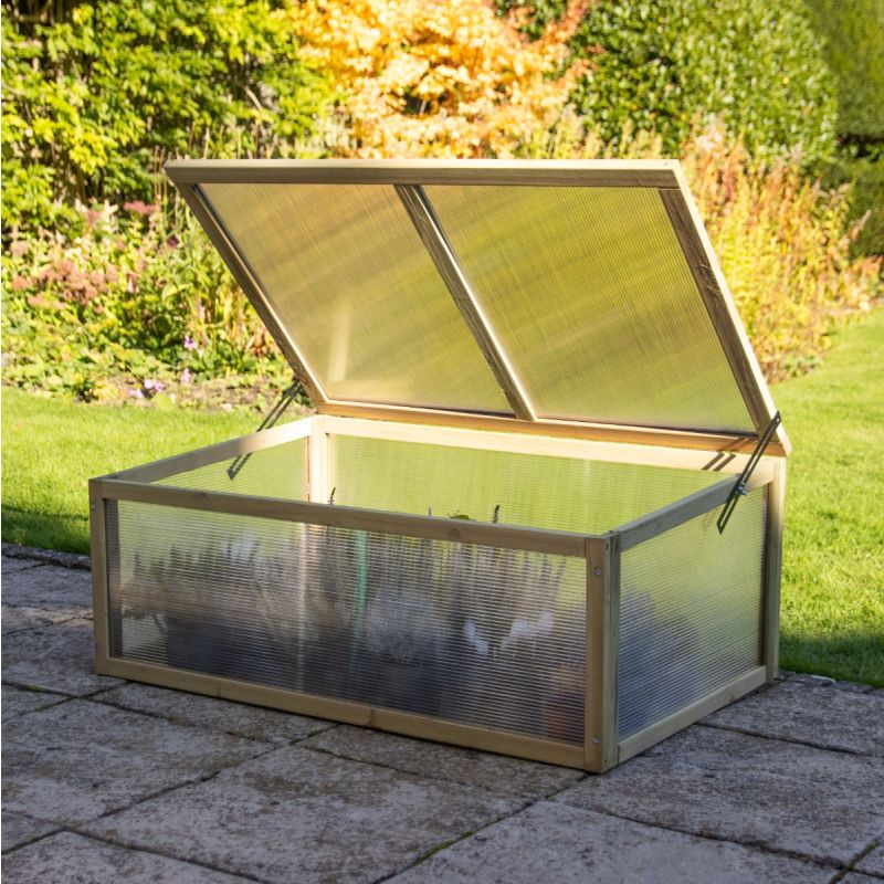 Wooden Cold Frame Greenhouse - 100cm x 65cm