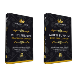 TWIN PACK: Compost King - PEAT FREE Multi-purpose Compost - 2 x 40 Litre Bags