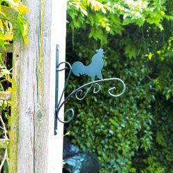 Wildlife Hanging Basket Bracket - Cockerel 