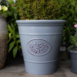 Grey Olive Planter - Large (30cm)