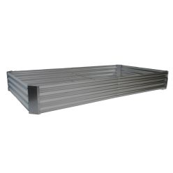 Raised Bed Garden Planter Rectangle (7.5ft x 4ft) - Grey