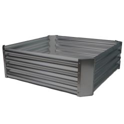 Raised Bed Garden Planter Square (4ft x 4ft) - Grey
