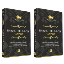 TWIN PACK: Compost King - Shrub, Tree & Rose Compost - 2 x 50 Litre Bags