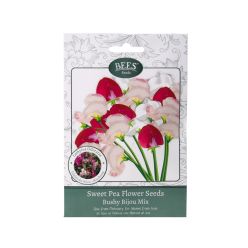 Bushy Bijou Mix - Sweet Pea Flower Seed Packet