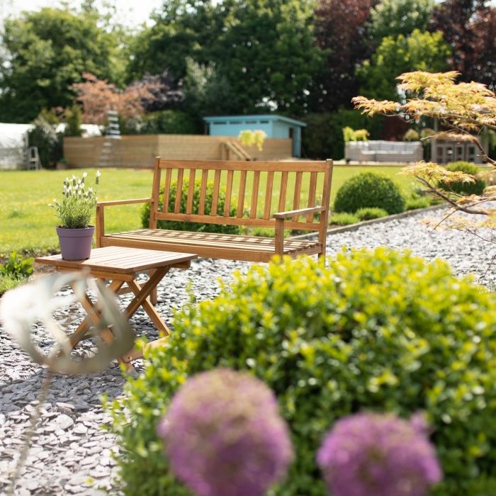 Outdoor discount flower bench