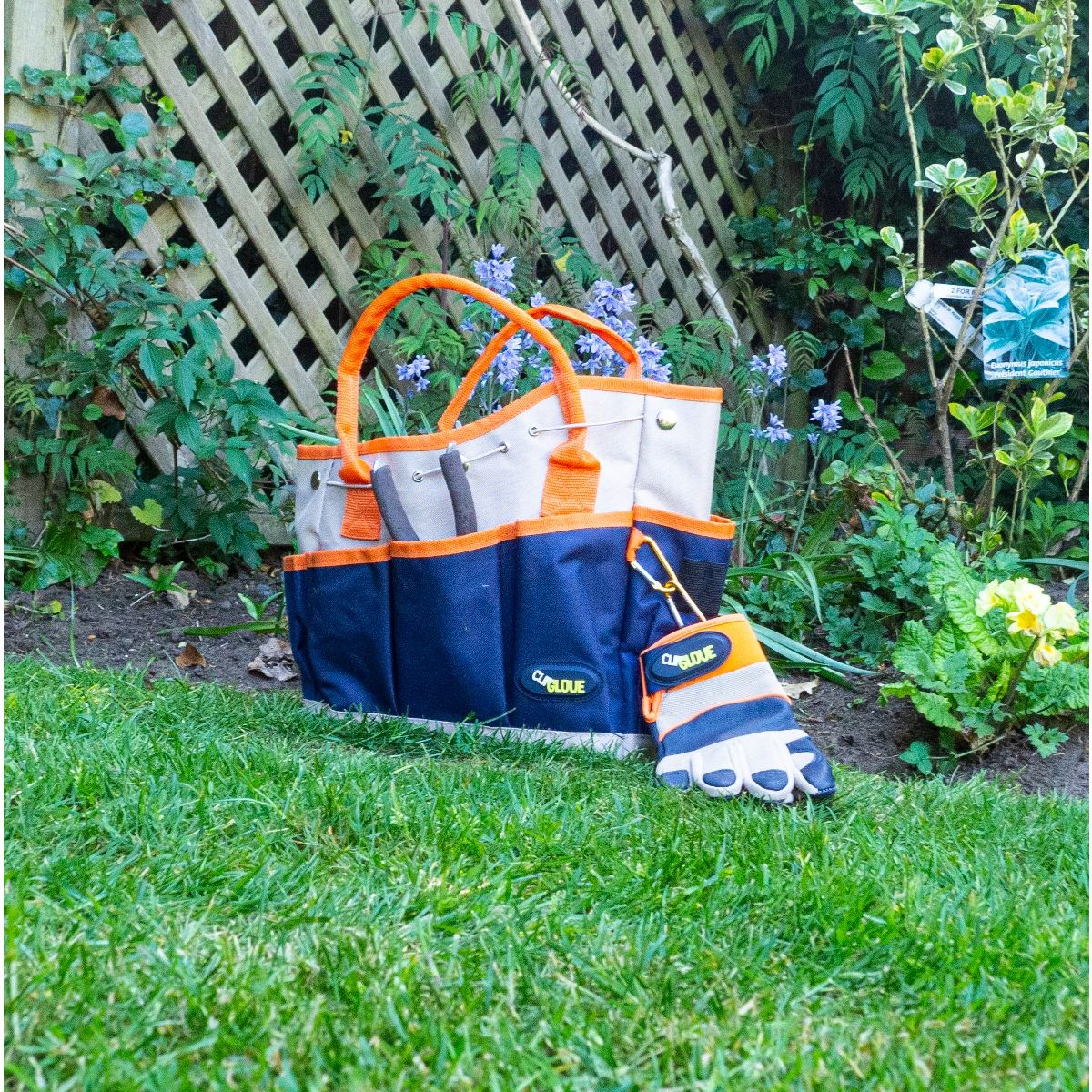Orange Navy Soft Tool Bag