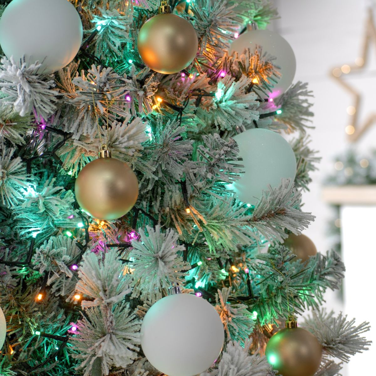 Christmas Tree String Lights - Aurora Multi-Coloured LED Sparkle lights
