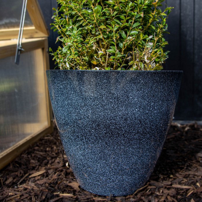 Fusion Savannah Planter Windswept Black Large (30cm)