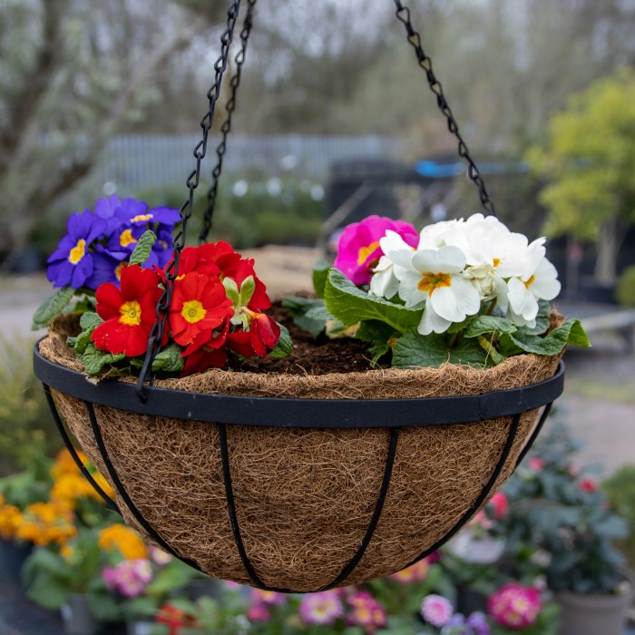 Metal Hanging Basket With Liner Large (35cm)