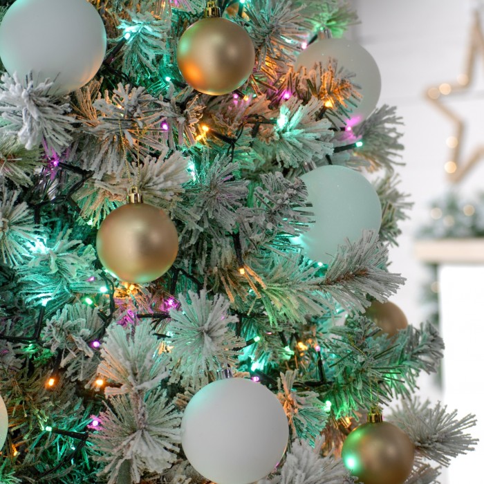 Christmas Tree String Lights Aurora MultiColoured LED Sparkle lights