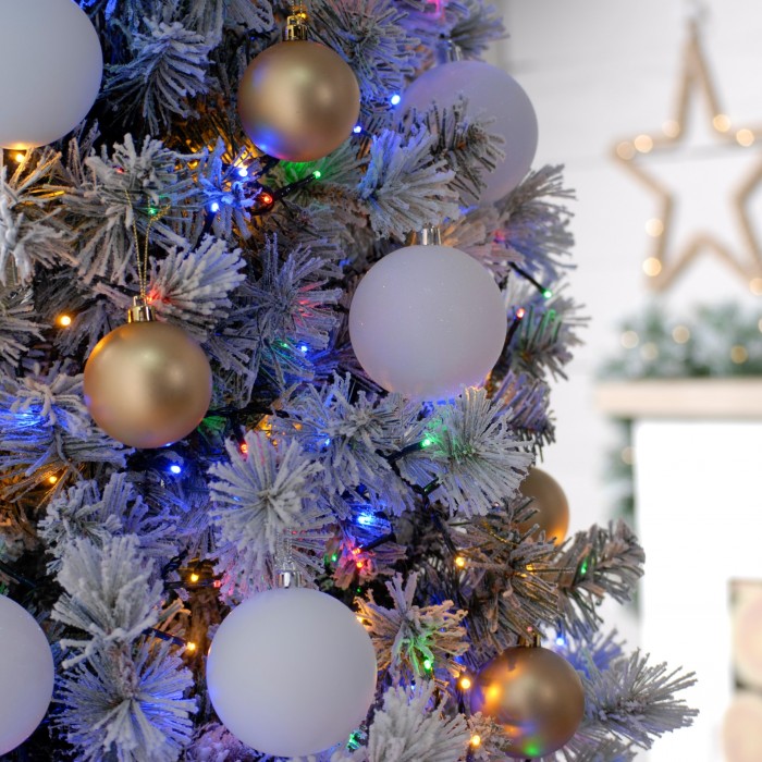 Christmas Tree String Lights 760 Multicoloured LED Fairy Lights