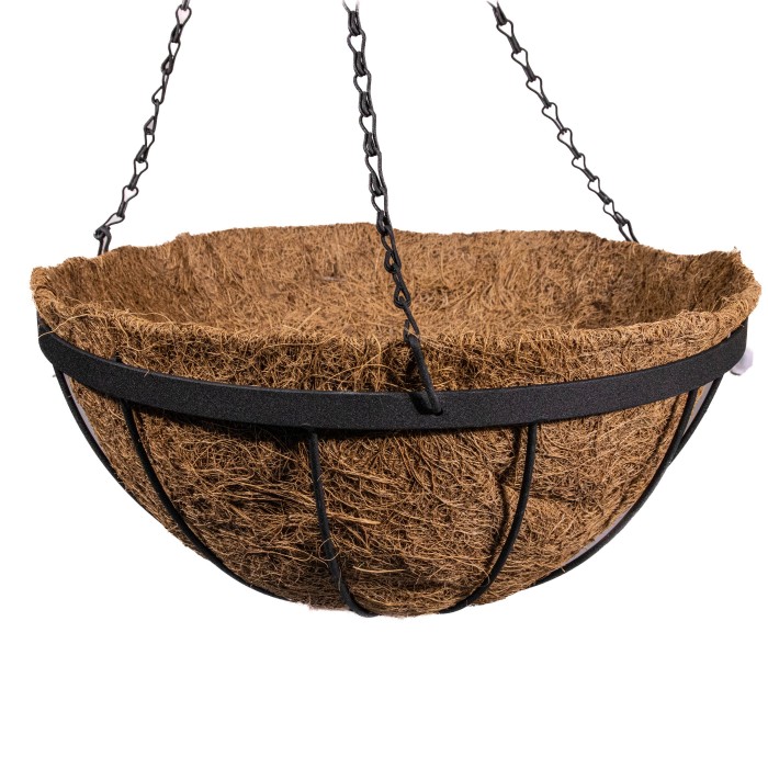 Metal Hanging Basket With Liner Large (35cm)