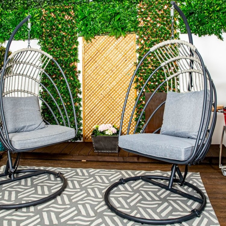 Full Size Luxury Hanging Cocoon Egg Chair