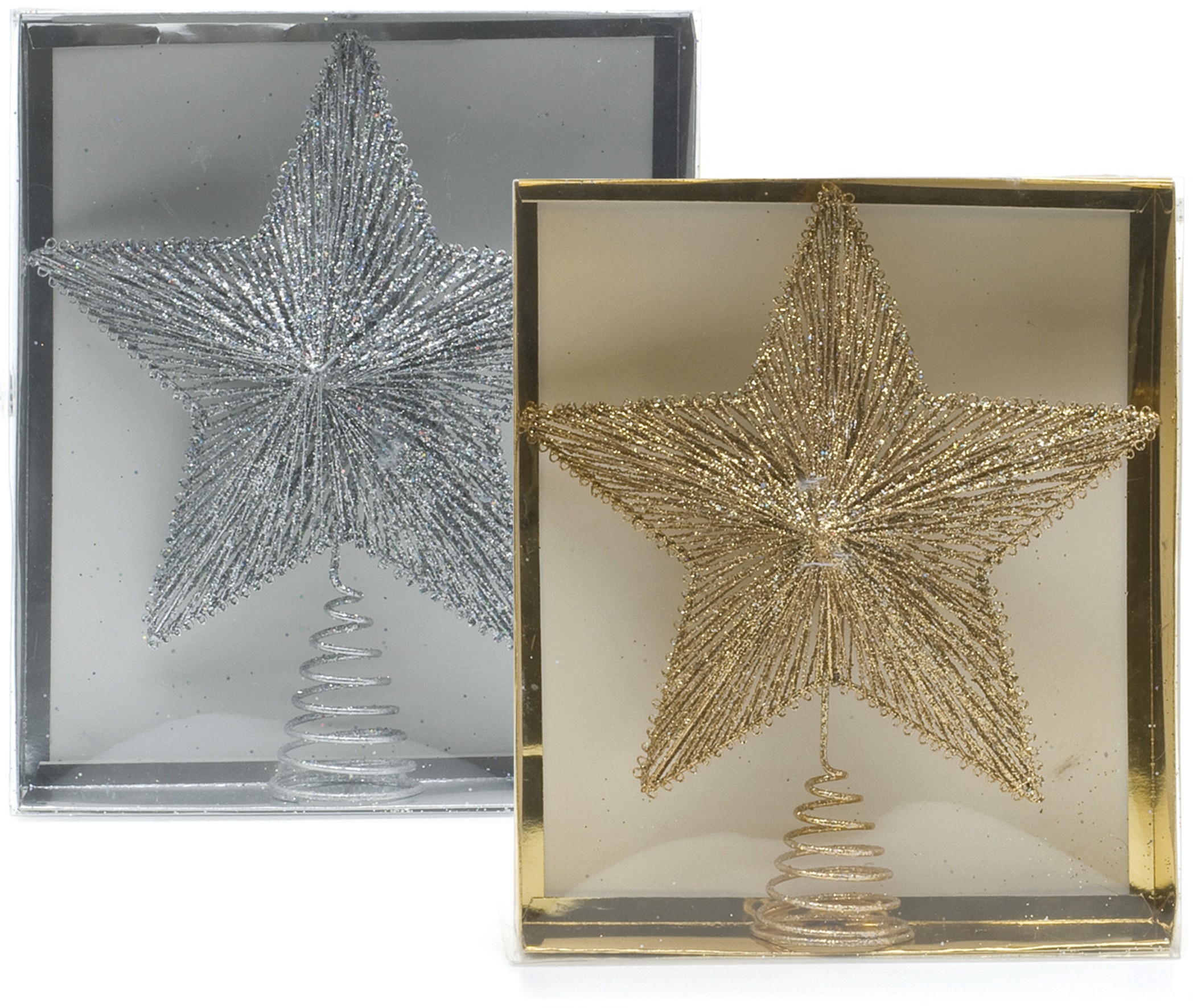 Christmas Tree Topper Glitter Star