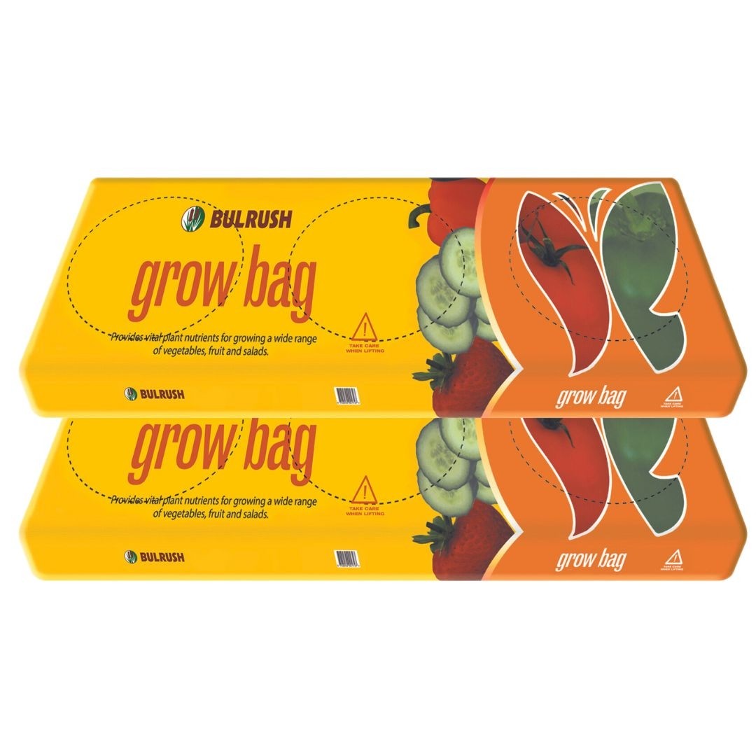 TWIN PACK Tomato & Vegetable Planter Growing Bags 2 x Premium