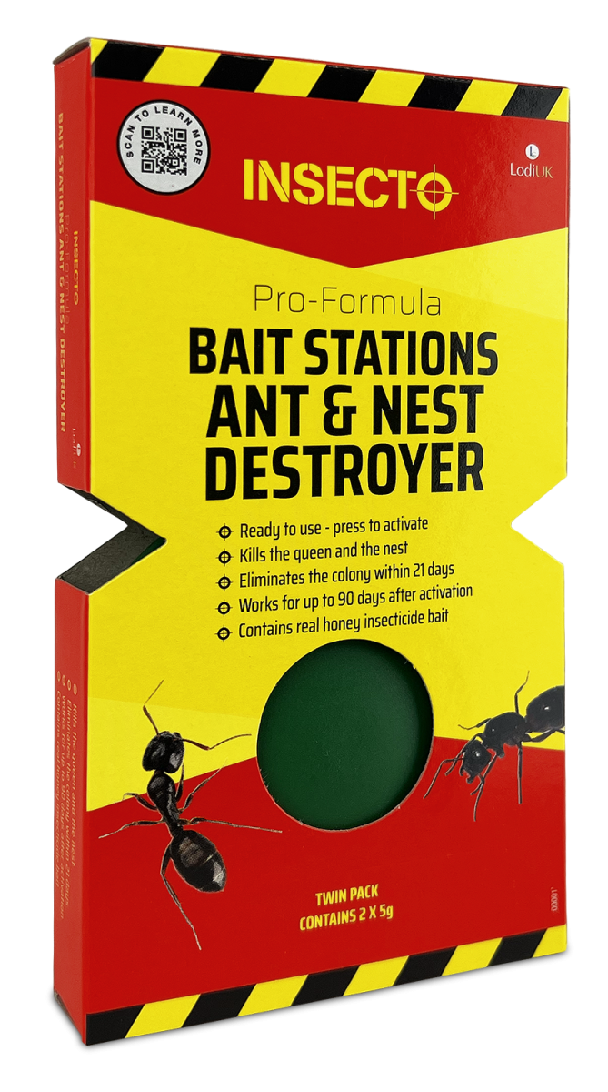 Insecto Pro Formula Bait Stations Ant & Nest Destroyer 2 Pack